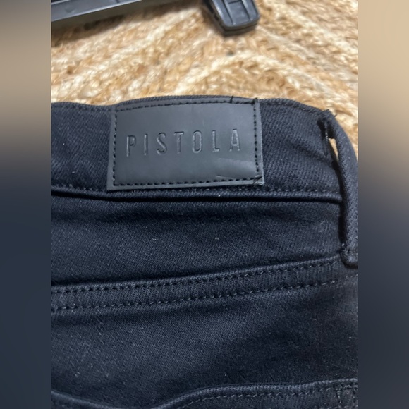 Pistola Women's Teagan High Waist Slit
Cuff Slim Leg Black Jeans,Size 28 - Picture 5 of 10